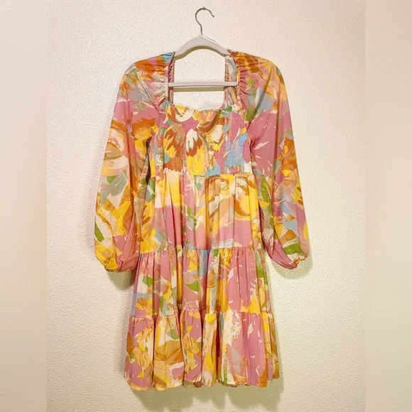 BOHME floral dress | size L - Picture 3 of 6
